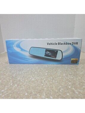 Rear View Mirror Dashcam Vehicle Blackbox DVR 1080p HD Car Loop Recording New